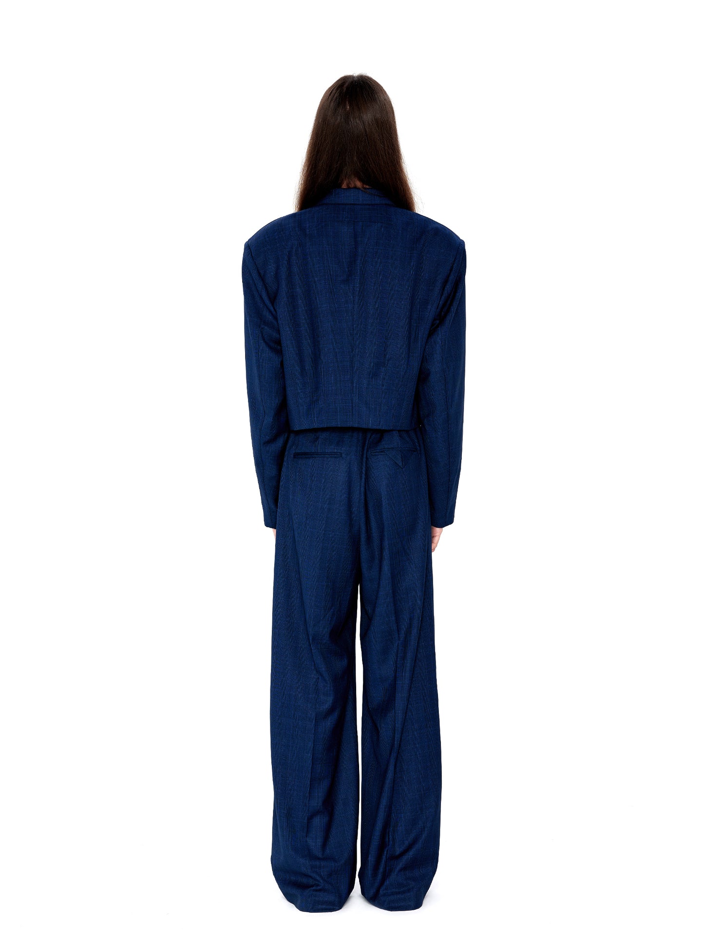 Check wide Pants