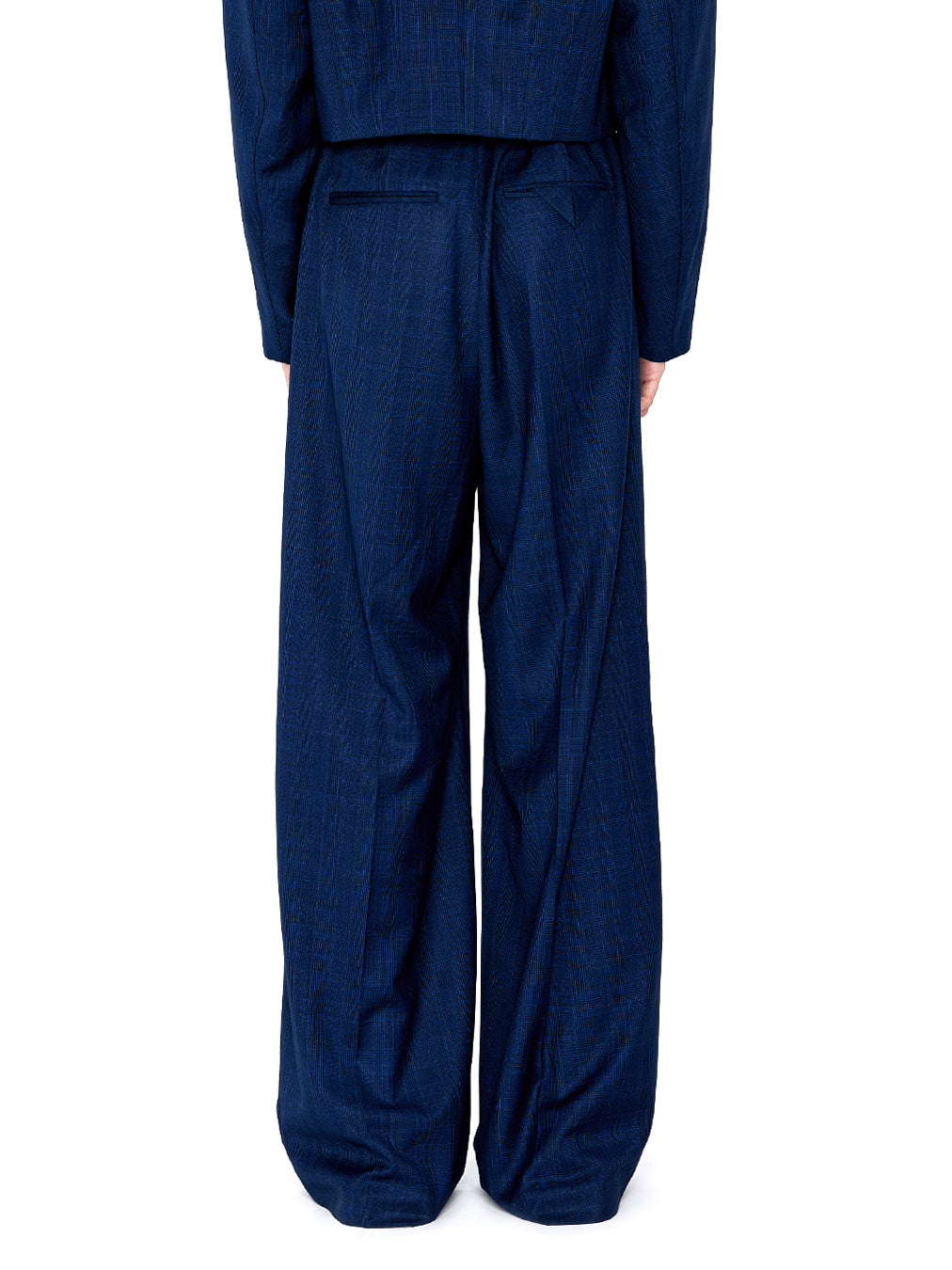 Check wide Pants
