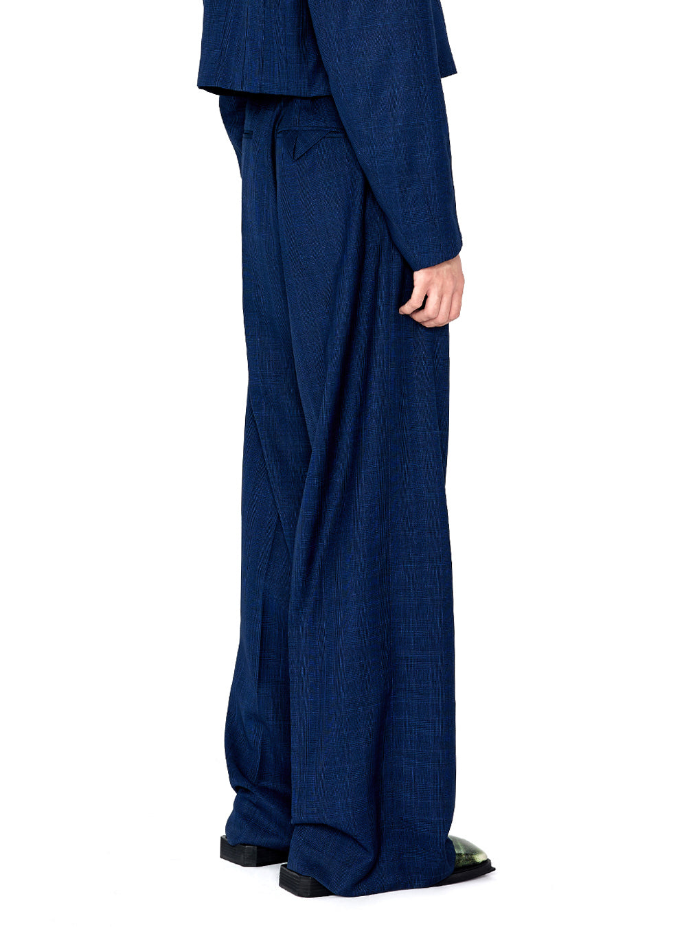 Check wide Pants