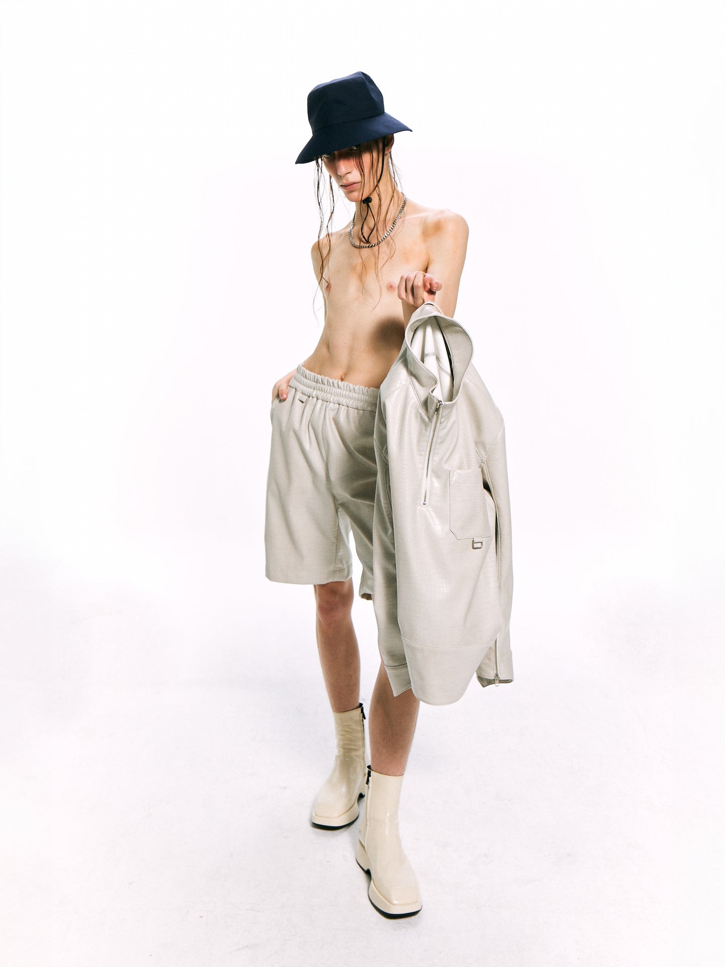 Faux Leather Shorts