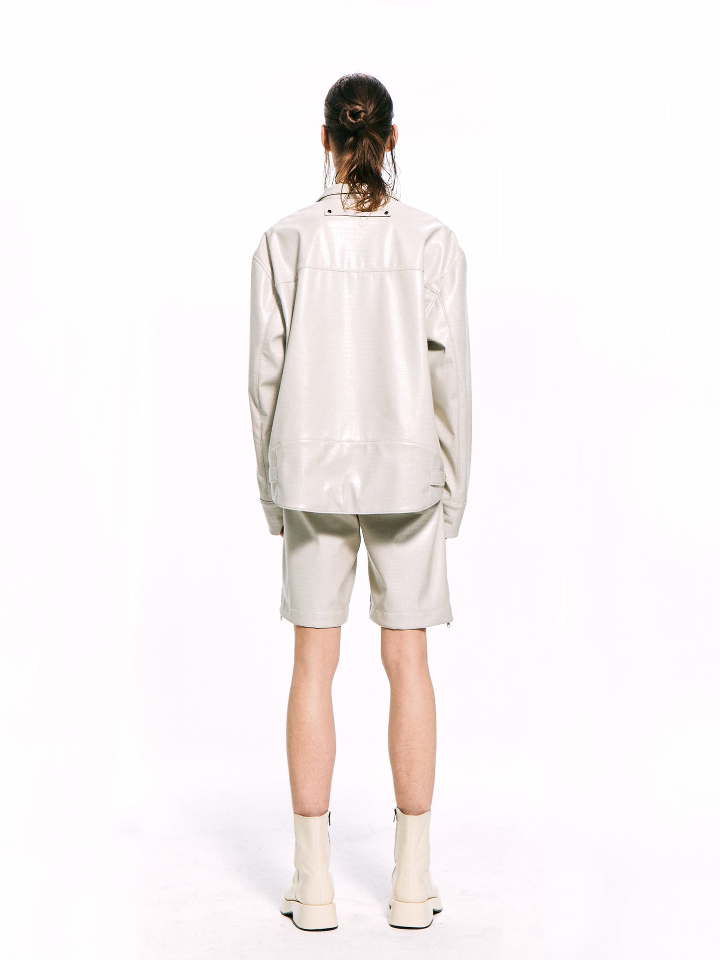 Faux Leather Shorts