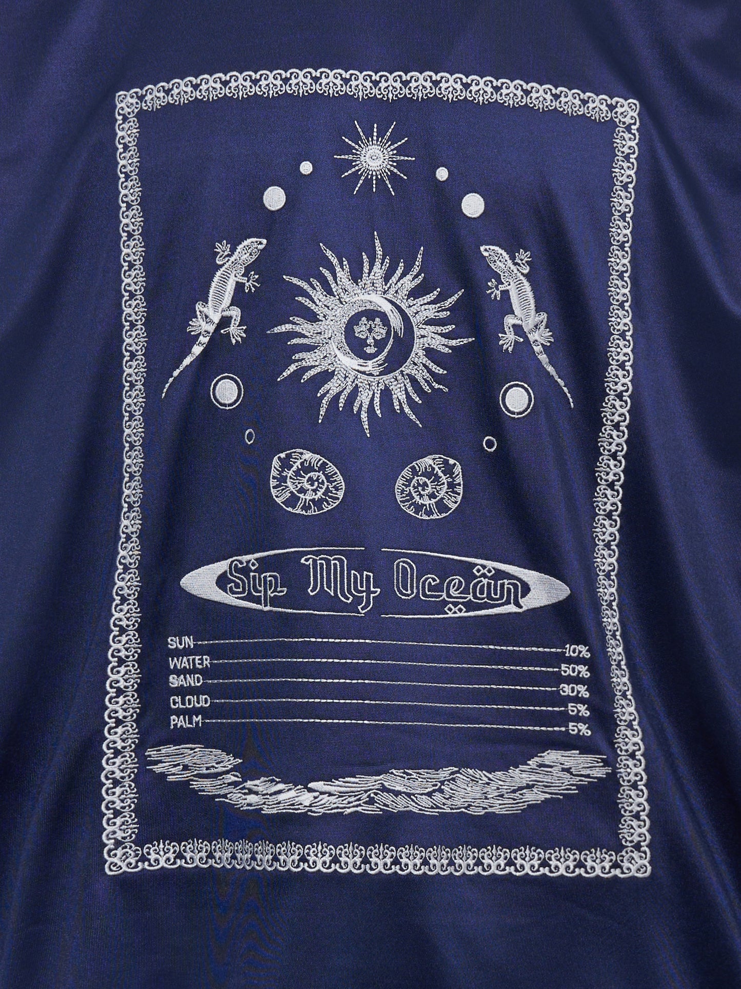 Ocean Jersey Long Sleeve T-Shirts Navy