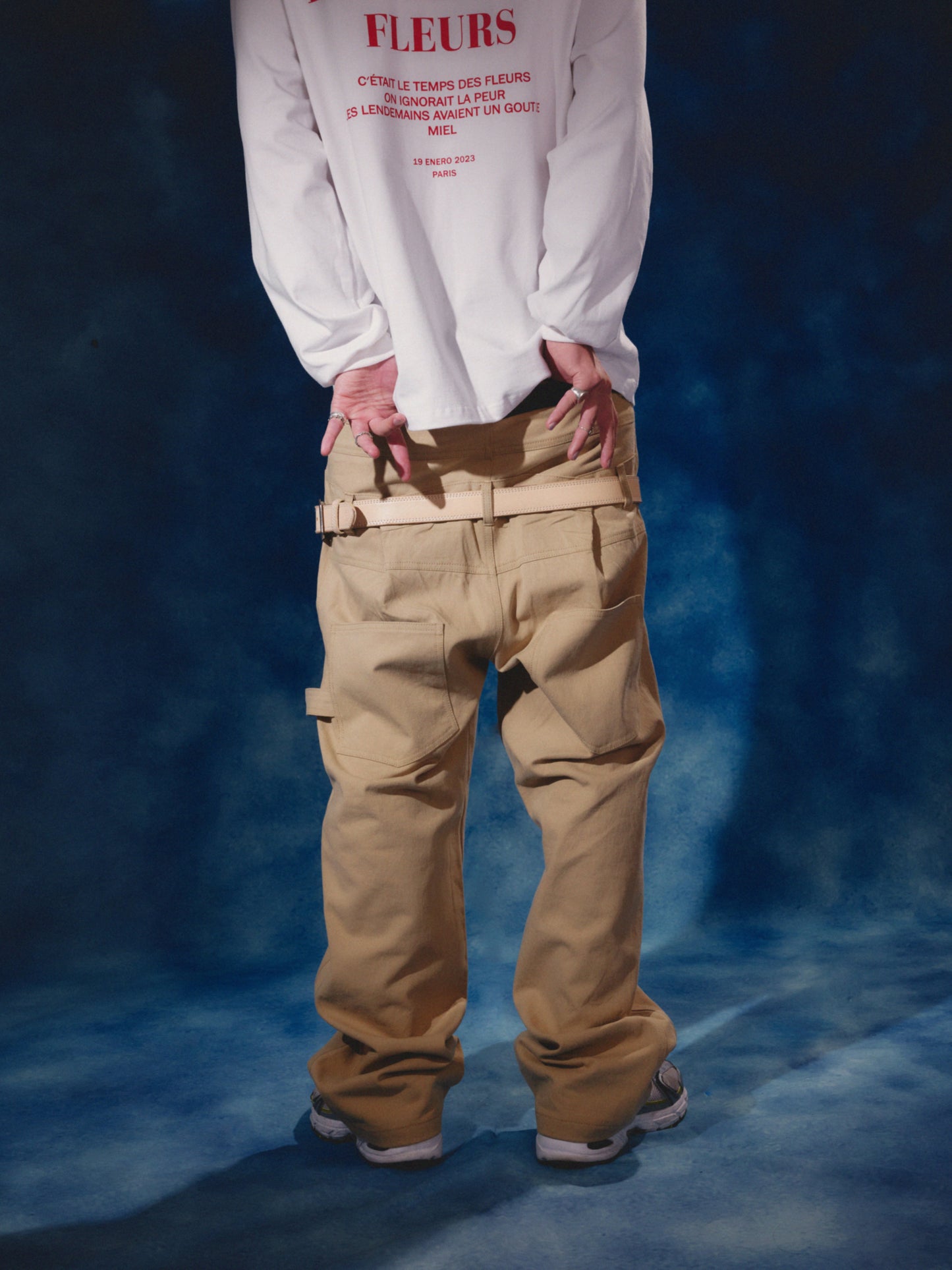 Saggy Baggy Twill Trousers