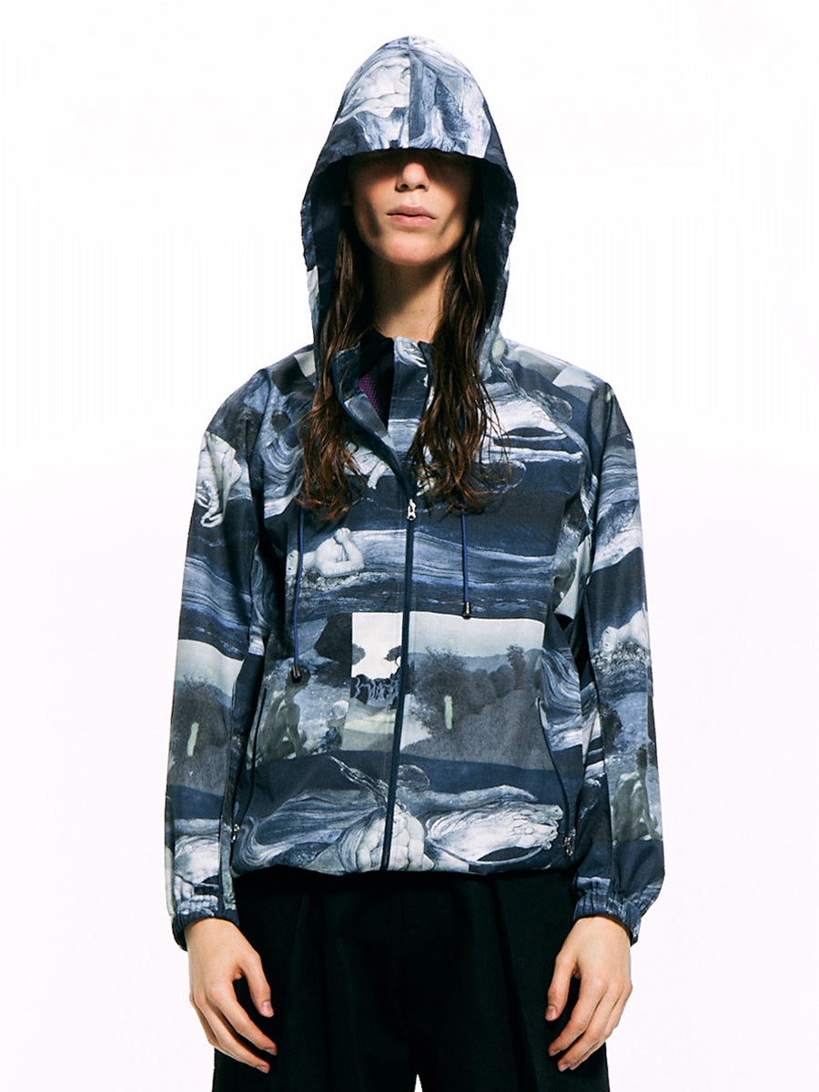 Blake Print Windbreaker