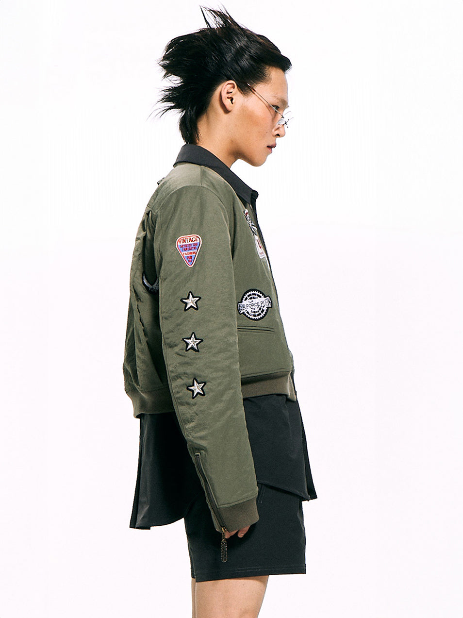 Nylon Bomber Jacket