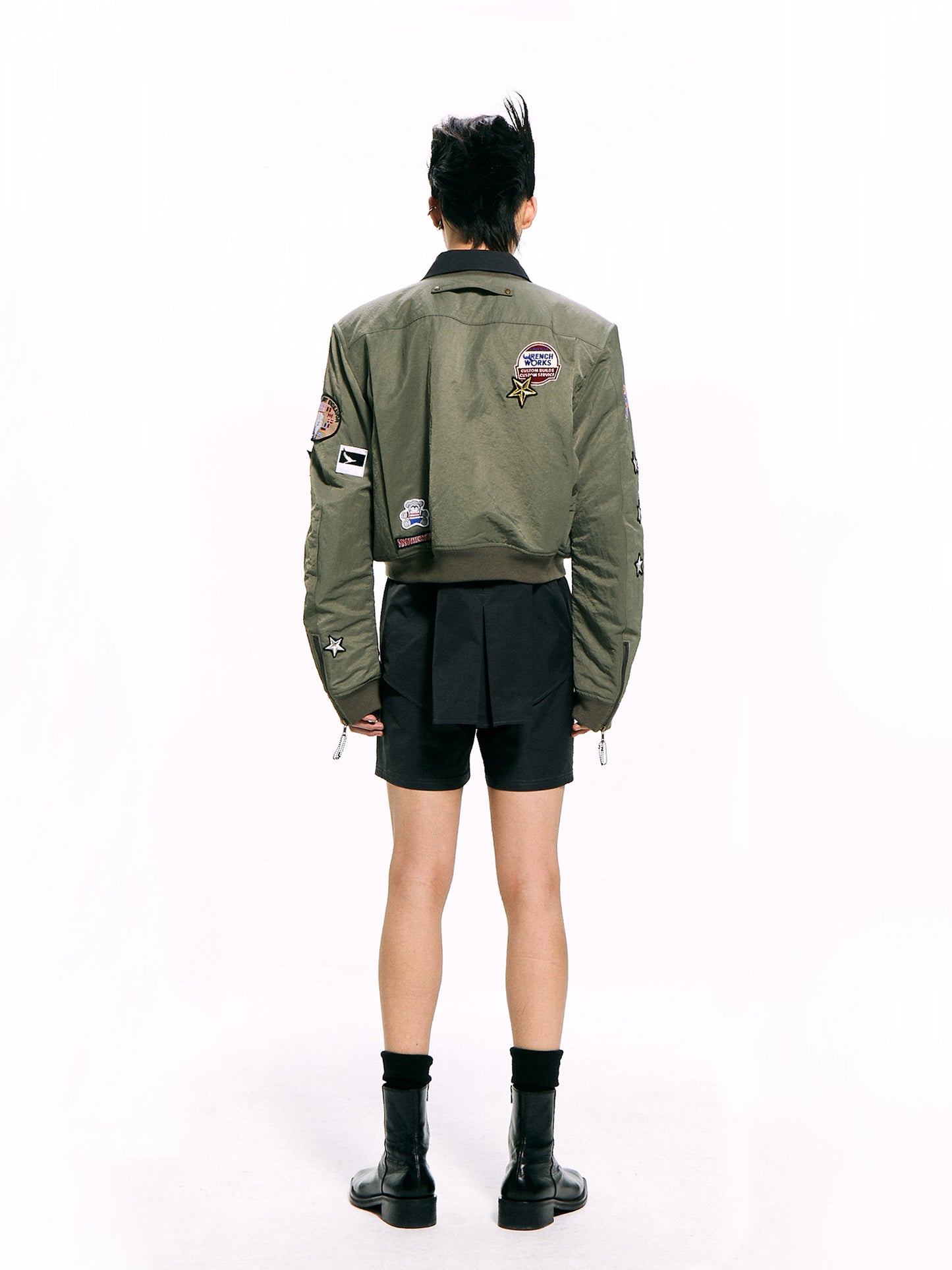 Nylon Bomber Jacket